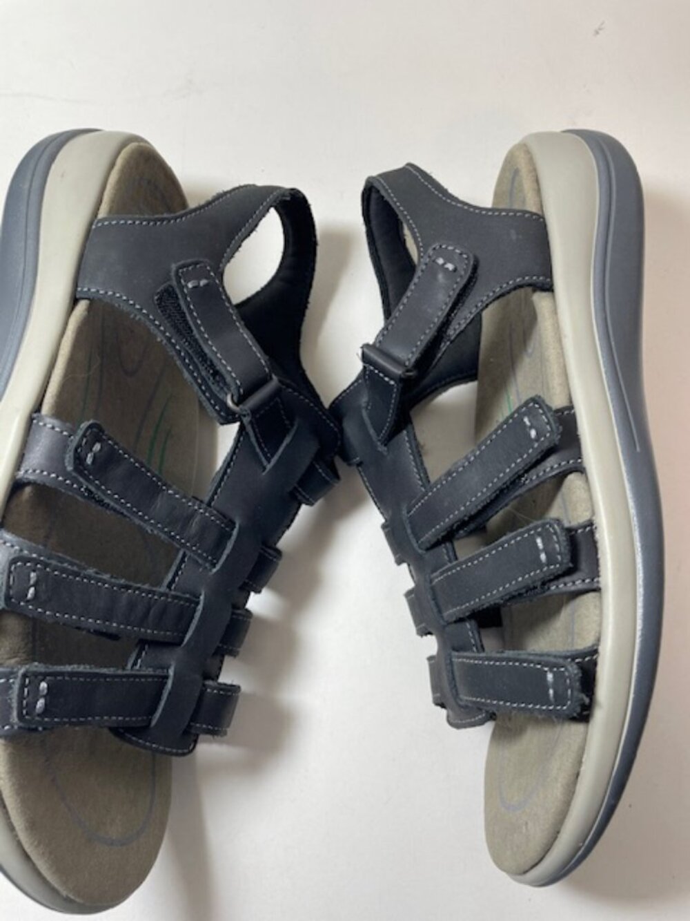 Orthofeet Womens Black Sandals NEW Size 8D - Picture 4 of 6